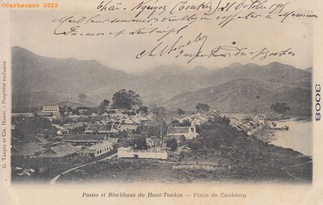 Tonkin - Caobang Blockhaus - Taupin 3008 @2193 #4610