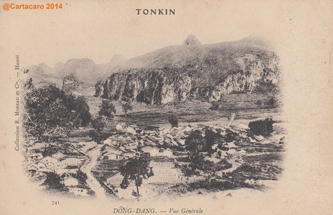 Tonkin Dong Dang - Vue générale - Moreau 741