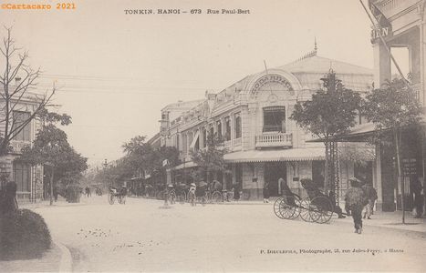 Tonkin - Hanoi - Rue Paul Bert - Dieulefils 673 Noir @2157 #4397