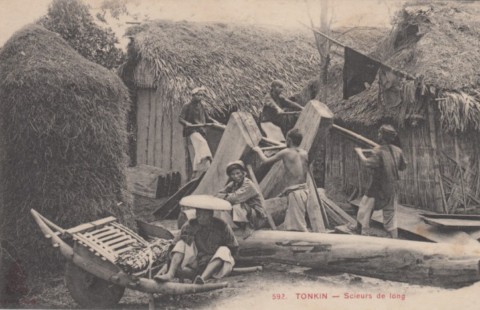 Tonkin - Scieurs de long - Dieulefils rouge 592 - @xxx #555